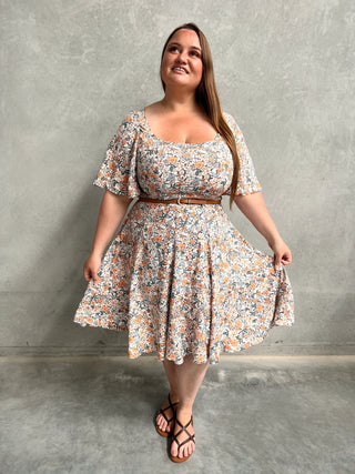 Lucy Dress - Fall Floral