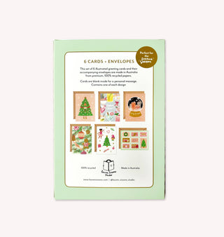 Festive Greeting Card Boxed Set - 6