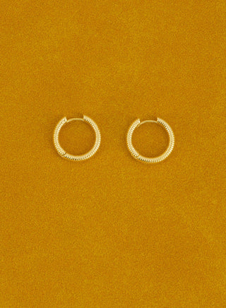 Snake Hoops • Gold