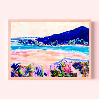 Beach Blue - Joanna McOwen (Framed Fine Art Print)