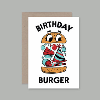 Birthday Burger card