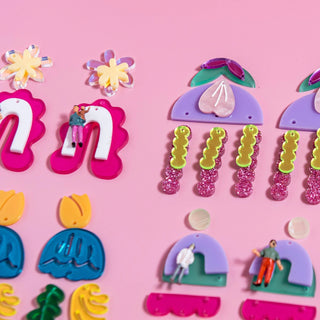 Blooming Acrylic Earring DIY Kit