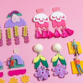 Blooming Acrylic Earring DIY Kit