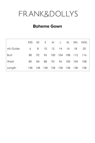 Boheme Gown - Black