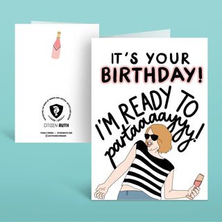 Bridesmaids Birthday Partaaay Card