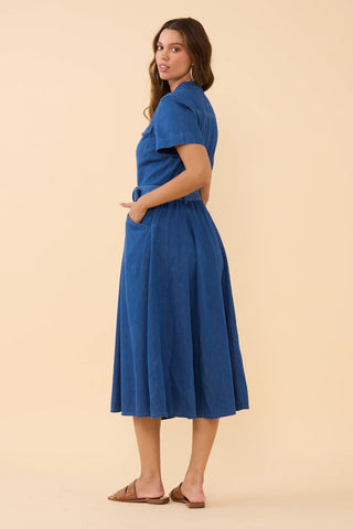 Chambray Safari Dress