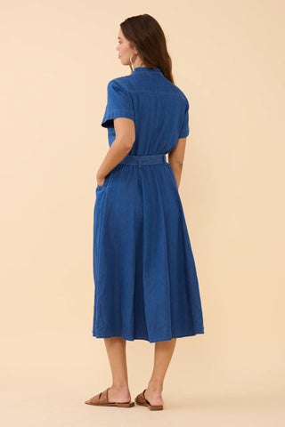 Chambray Safari Dress