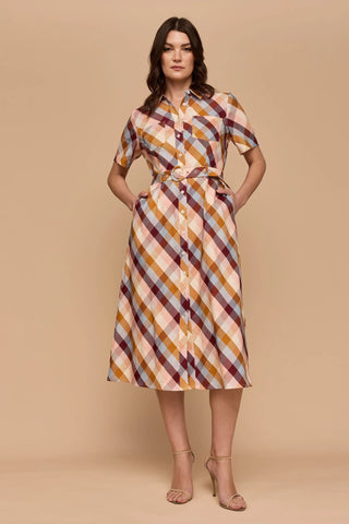 Checkered Love - Shirt Dress
