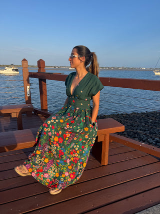 Clarise Dress in Cascading Bloom