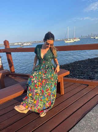 Clarise Dress in Cascading Bloom