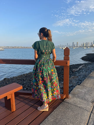 Clarise Dress in Cascading Bloom
