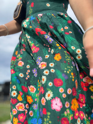 Clarise Dress in Cascading Bloom