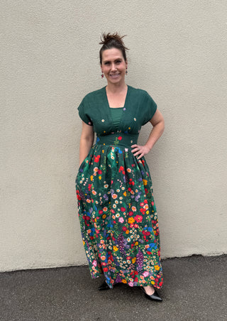 Clarise Dress in Cascading Bloom