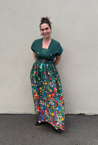 Clarise Dress in Cascading Bloom