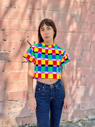 Crop Top - Candy Weave