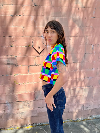 Crop Top - Candy Weave
