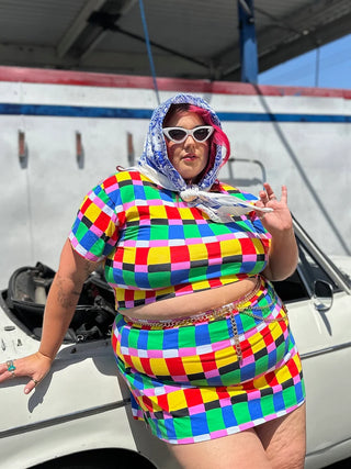 Crop Top - Candy Weave