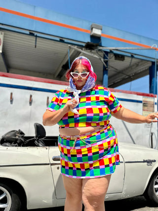 Crop Top - Candy Weave