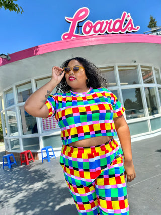 Crop Top - Candy Weave