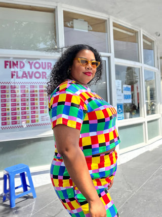 Crop Top - Candy Weave
