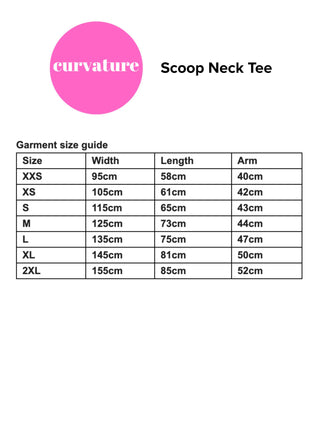 White Scoop Neck Tee