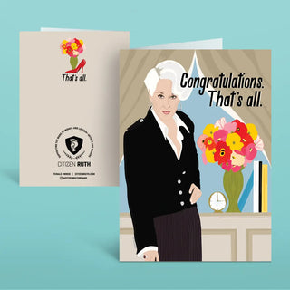 Devil Wears Prada Congrats Card