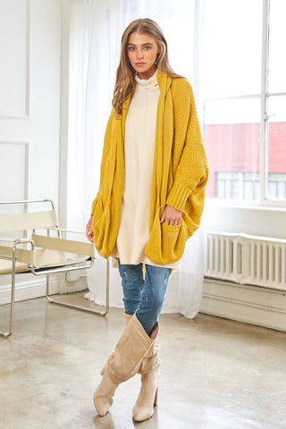 Dolman Sleeve Slouch Cardi