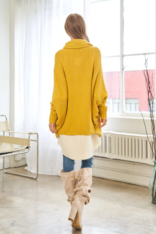 Dolman Sleeve Slouch Cardi