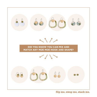 Kiasmin Circle Party Pack Earrings