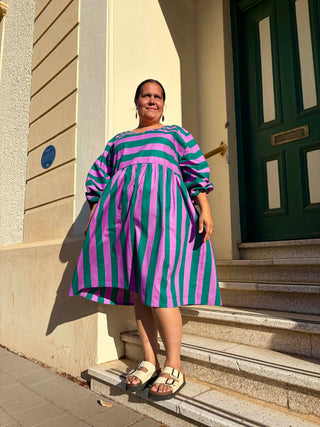 Florence Frock in Heirloom Stripe