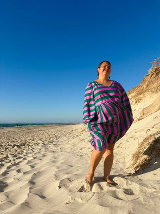 Florence Frock in Heirloom Stripe