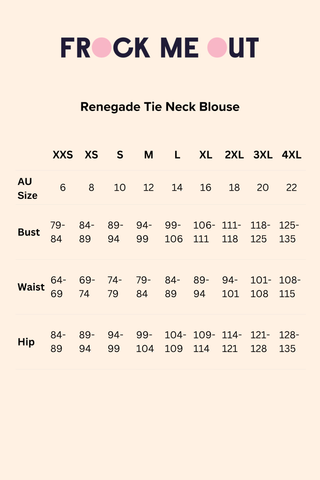 Renegade Tie Neck Blouse