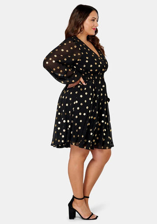 G Spot Print Midi Dress