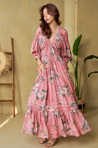 Garden Floral Maxi Dress