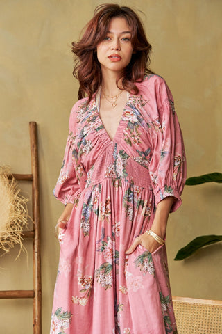 Garden Floral Maxi Dress