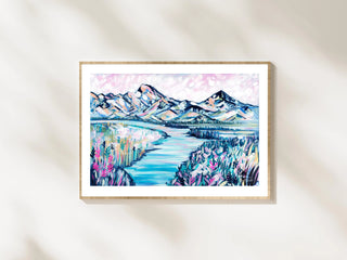 Hanmer Snow (NZ) - Joanna McOwen (Fine Art Print)