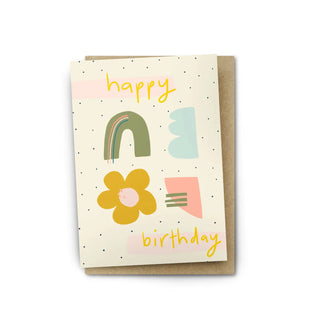 Happy Birthday - Celebration Greeting Card