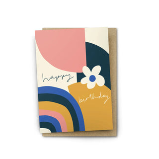 Happy Birthday - Over The Rainbow Greeting Card