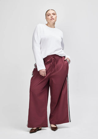 Harlow Pant in Burgundy