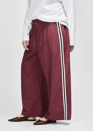 Harlow Pant in Burgundy