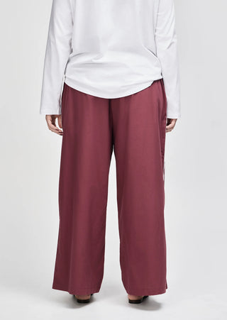 Harlow Pant in Burgundy