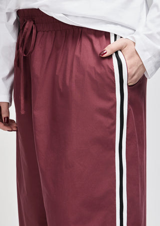 Harlow Pant in Burgundy
