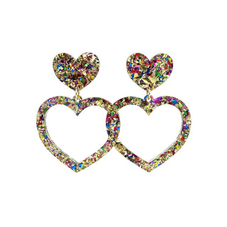 Aladdin Barbie Heart Earrings