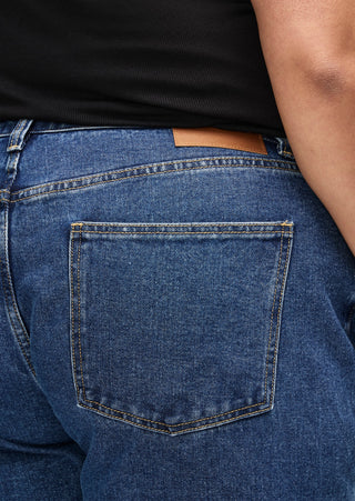 Henri High Waisted Straight Leg Jean - Indigo