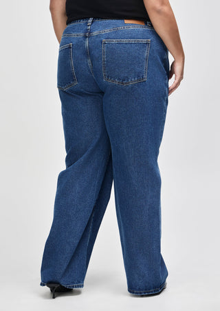 Henri High Waisted Straight Leg Jean - Indigo