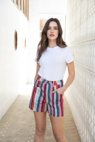 Holiday High Waist Shorts