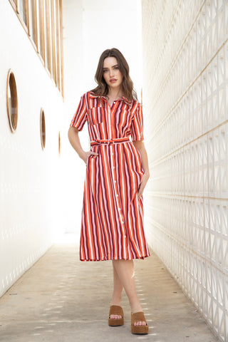 Holiday Shapeshifter Shirt Dress