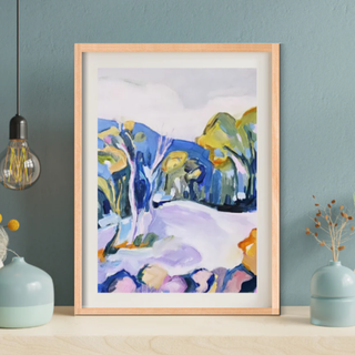 Hotham Snow - Joanna McOwen (Framed Fine Art Print)