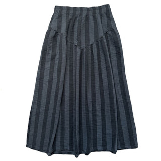 Jessie Skirt in Faded Black Stripe