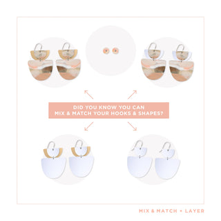 Kiasmin Sunset Layered Double Bell Drop Pack